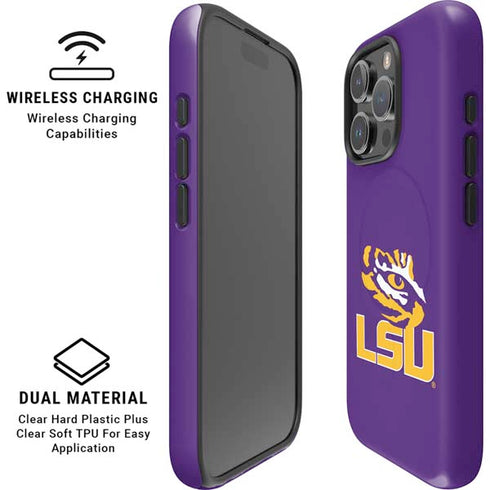 LSU Tigers Mascot iPhone 16 Pro Magsafe Impact Case